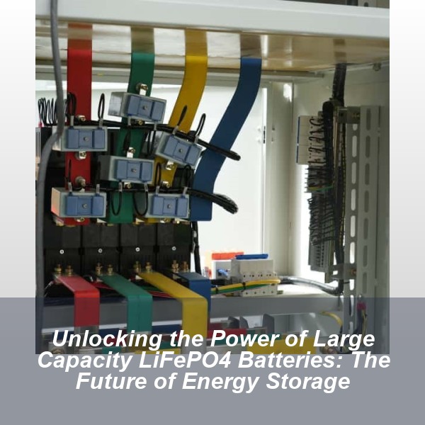 Unlocking the Power of Large Capacity LiFePO4 Batteries: The Future of Energy Storage